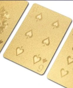 REBL Luxe Gouden Speelkaarten / Poker Kaarten - Geplastificeerd -LEERZAME SPELLEN Verkoopwinkel 550x551 26