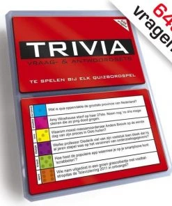 Playtime Trivia Vragen Aanvulset, Vraag En Antwoord - Versie Rood