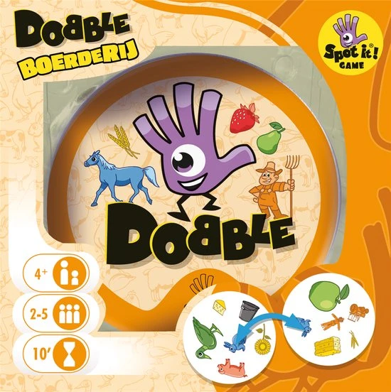 Zygomatic Board Game Studio Dobble Boerderij - Kaartspel 10 Zygomatic Board Game Studio Dobble Boerderij - Kaartspel - Afbeelding 8
