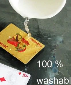 Pippashop Luxe Gouden Speelkaarten / Poker Kaarten Waterdicht Geplastificeerd -LEERZAME SPELLEN Verkoopwinkel 550x553 8