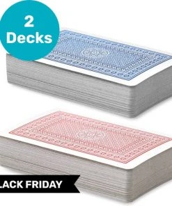 LBB - Speelkaarten - 2 Pack - 2x 56 Kaarten - Standaard Maat - Volwassen - Pokerkaarten - Playing-cards