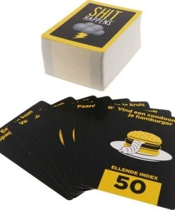 Goliath Shit Happens 18+ - Nederlandstalig Kaartspel - Partyspel -LEERZAME SPELLEN Verkoopwinkel 550x558