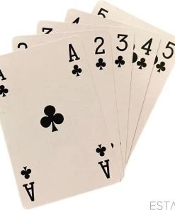 ESTARK Luxe Speelkaarten - 2 Sets - Plastic Coating - Poker Kaarten - Kaartspel - Spelkaarten - Spel Kaart - 2 X 56 - Gezelschapsspel - Spelen - Playing Cards - Cijfer In Alle 4 De Hoeken - 2 STUKS -LEERZAME SPELLEN Verkoopwinkel 550x558 7