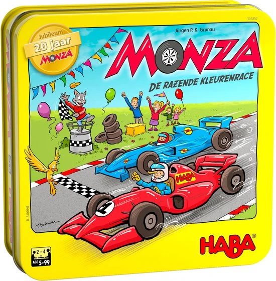 Haba - Haba Monza Race Spel Jubileumeditie 3 Haba - Haba Monza Race Spel Jubileumeditie