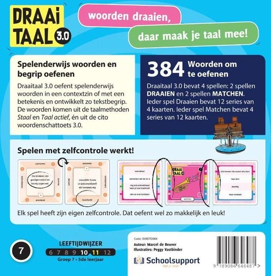 Schoolsupport Draaitaal - Draaitaal 3.0 Groep 7 (4-delig) 4 Schoolsupport Draaitaal - Draaitaal 3.0 Groep 7 (4-delig) - Afbeelding 2