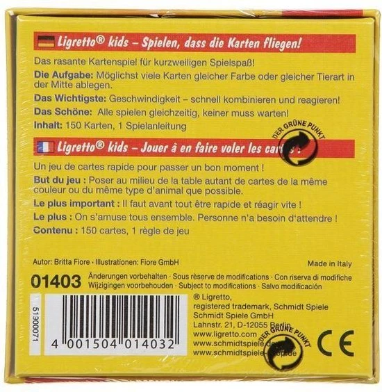 Schmidt Ligretto Kids Kaartspel 6 Schmidt Ligretto Kids Kaartspel - Afbeelding 4