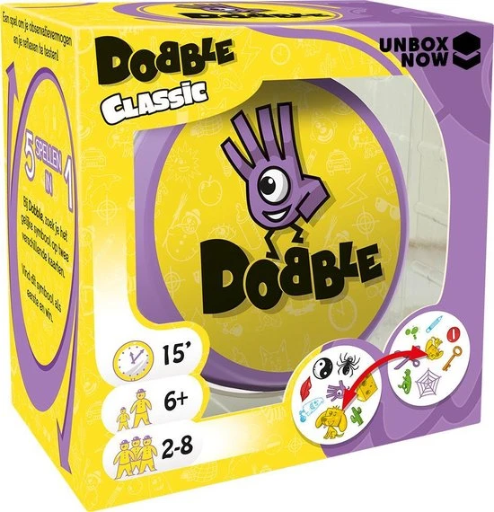 Zygomatic Board Game Studio Dobble Classic - Kaartspel 9 Zygomatic Board Game Studio Dobble Classic - Kaartspel - Afbeelding 7