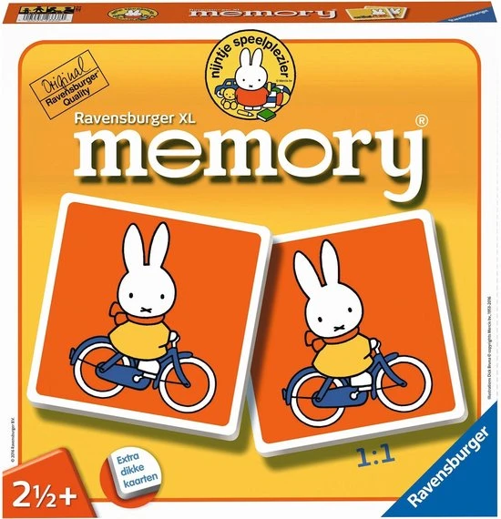 Ravensburger Nijntje XL Memory® 3 Ravensburger Nijntje XL Memory®