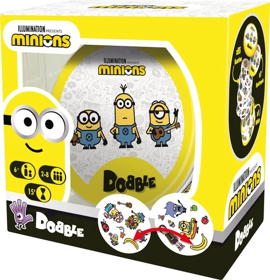 Zygomatic Board Game Studio Dobble Minions - Kaartspel 3 Zygomatic Board Game Studio Dobble Minions - Kaartspel