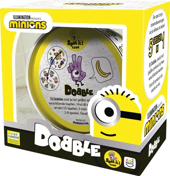 Zygomatic Board Game Studio Dobble Minions - Kaartspel 7 Zygomatic Board Game Studio Dobble Minions - Kaartspel - Afbeelding 5