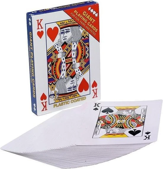 Tom Speelkaarten Extra Groot 12 X 17 Cm 4 Tom Speelkaarten Extra Groot 12 X 17 Cm - Afbeelding 2