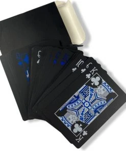 Vesper Products Speelkaarten Waterdicht – Special Edition Pokerkaarten Blauw/Zwart -LEERZAME SPELLEN Verkoopwinkel 550x575 2