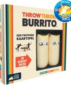 Exploding Kittens Throw Throw Burrito - Nederlandstalig Kaartspel -LEERZAME SPELLEN Verkoopwinkel 550x576