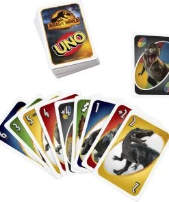 UNO Jurassic World 3 - Mattel Games - Kaartspel -LEERZAME SPELLEN Verkoopwinkel 550x581 1