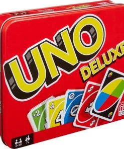 UNO Deluxe - Mattel Games - Kaartspel -LEERZAME SPELLEN Verkoopwinkel 550x582 2