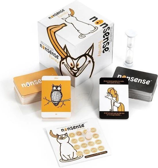 Editions Du Hibou Nonsense Familie - Kaartspel 8 Editions Du Hibou Nonsense Familie - Kaartspel - Afbeelding 6