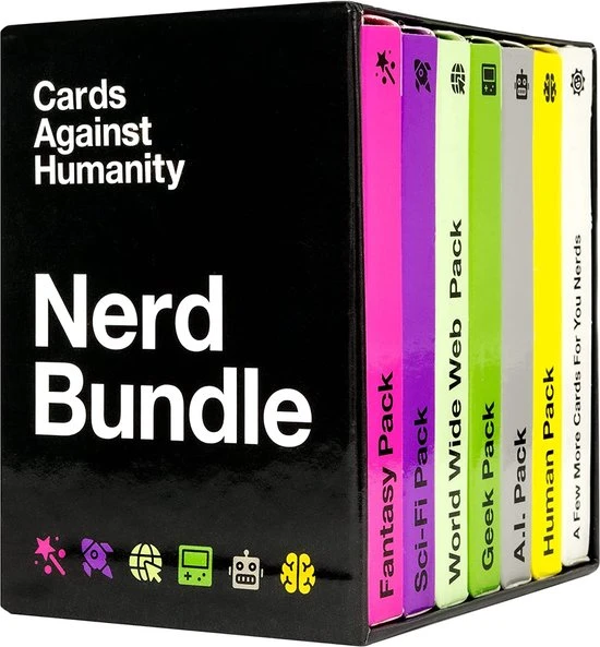 Cards Against Humanity Nerd Bundle 6 Themed Packs + 10 All-new Cards 3 Cards Against Humanity Nerd Bundle 6 Themed Packs + 10 All-new Cards