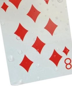 Texas Hold'em - Professionele 100% Plastic Pokerkaarten | 100% Waterdicht | Speelkaarten | Kaartspel | Poker | Officiële Afmetingen Van Pokerkaarten | Rood -LEERZAME SPELLEN Verkoopwinkel 550x597 3