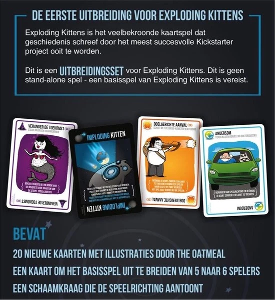 Exploding Kittens Bundel - Nederlandstalig 11 Exploding Kittens Bundel - Nederlandstalig - Afbeelding 9