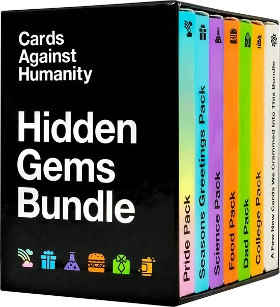 Cards Against Humanity Hidden Gems Bundle 6 Themed Packs + 10 All-new Cards 5 Cards Against Humanity Hidden Gems Bundle 6 Themed Packs + 10 All-new Cards - Afbeelding 3