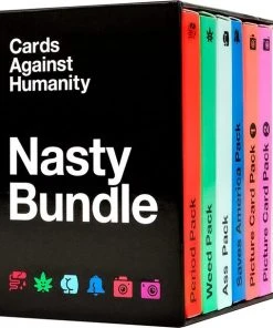 Cards Against Humanity Nasty Bundle 6 Themed Packs + 10 All-new Cards