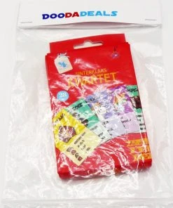 Merkloos Doodadeals® Sinterklaas Kwartet - Sinterklaas Kaartspel - 2 Tot 4 Spelers - 28 Kaarten -LEERZAME SPELLEN Verkoopwinkel 550x611 1