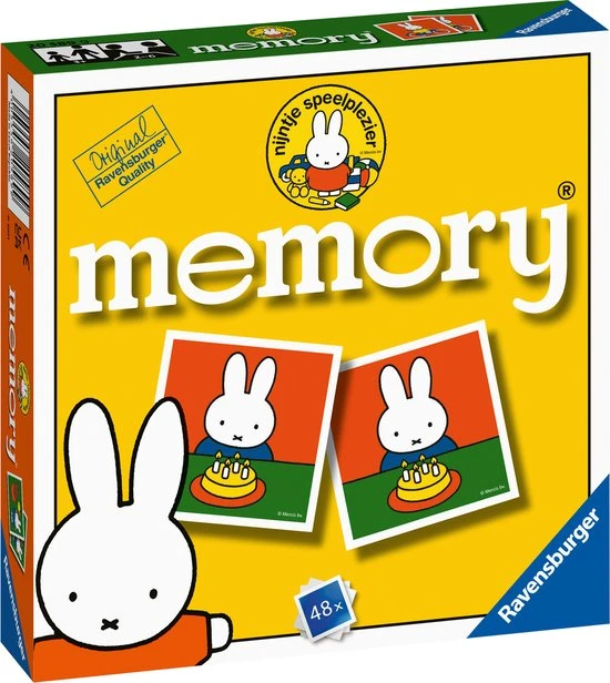 Ravensburger Memory® 65 Jaar Nijntje Mini - Kaartspel 3 Ravensburger Memory® 65 Jaar Nijntje Mini - Kaartspel