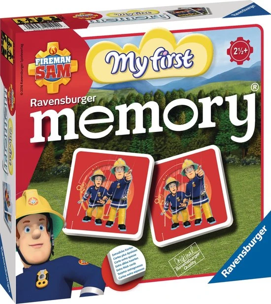 Ravensburger Brandweerman Sam My First Memory 4 Ravensburger Brandweerman Sam My First Memory - Afbeelding 2