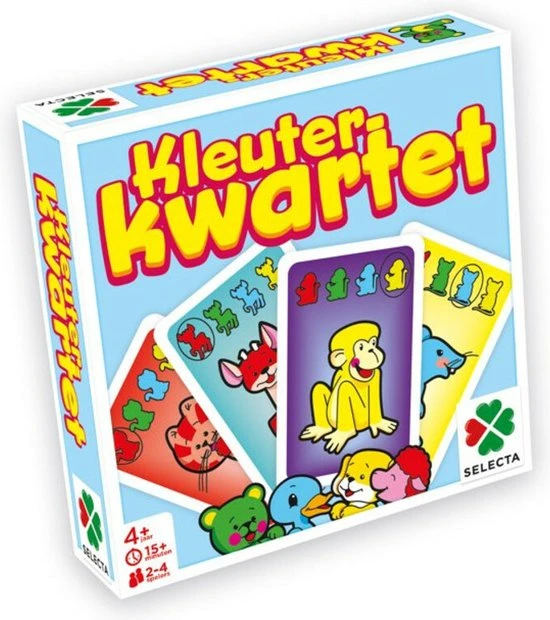 Selecta Spellen Spel - Kleuter Kwartet 3 Selecta Spellen Spel - Kleuter Kwartet