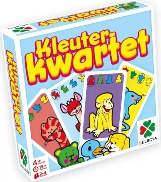 Selecta Spellen Spel - Kleuter Kwartet 5 Selecta Spellen Spel - Kleuter Kwartet - Afbeelding 3