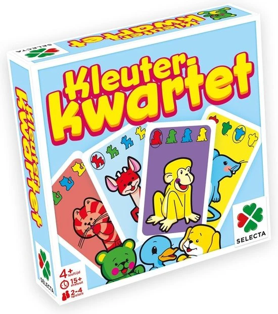 Selecta Spellen Spel - Kleuter Kwartet 6 Selecta Spellen Spel - Kleuter Kwartet - Afbeelding 4