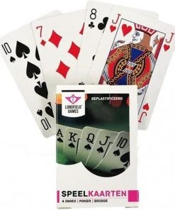 Longfield Darts LONGFIELD LAMINATED PLAYING CARDS NORMAL 4 INDEX ENGLISH PATTERN -LEERZAME SPELLEN Verkoopwinkel 550x622 1