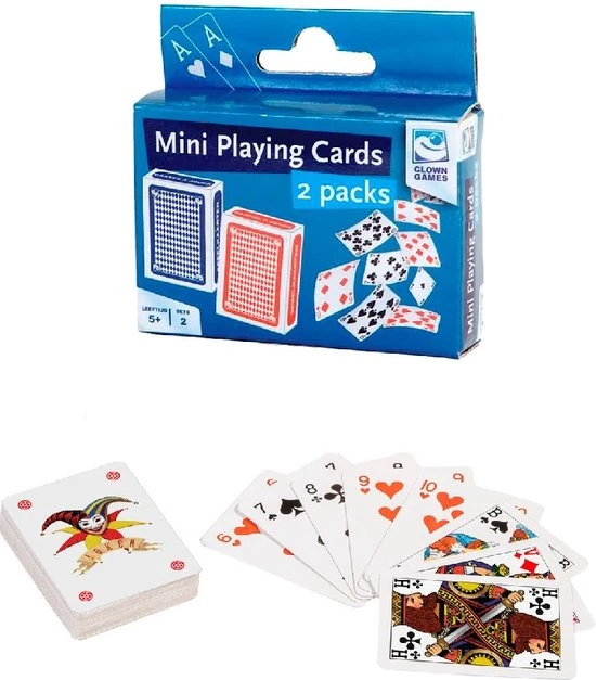 Clown Games Clown Mini Speelkaarten Set 2 12 Clown Games Clown Mini Speelkaarten Set 2 - Afbeelding 10