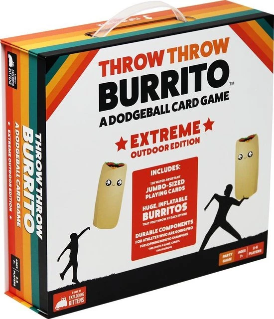Exploding Kittens Throw Throw Burrito Extreme Outdoor Edition - Kaartspel 5 Exploding Kittens Throw Throw Burrito Extreme Outdoor Edition - Kaartspel - Afbeelding 3