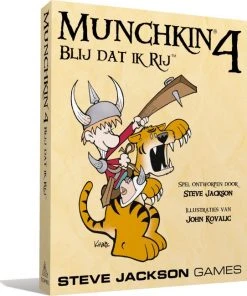 Steve Jackson Games Munchkin 4 Blij Dat Ik Rij - Uitbreiding - Kaartspel