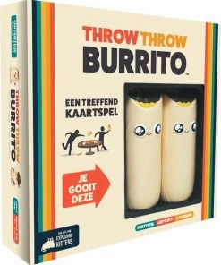 Exploding Kittens Throw Throw Burrito - Nederlandstalig Kaartspel -LEERZAME SPELLEN Verkoopwinkel 550x663