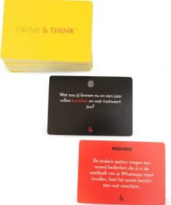 Drink & Think - Party Game - Drankspel Met Kaarten - Drank Kaartspel -LEERZAME SPELLEN Verkoopwinkel 550x673 3