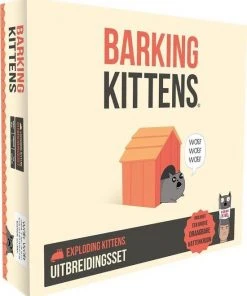 Exploding Kittens Barking Kittens Uitbreiding - Nederlandstalig Kaartspel -LEERZAME SPELLEN Verkoopwinkel 550x674
