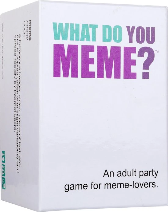 What Do You Meme - Kaartspel / Familiespel / Partyspel - Engelstalige Editie 3 What Do You Meme - Kaartspel / Familiespel / Partyspel - Engelstalige Editie