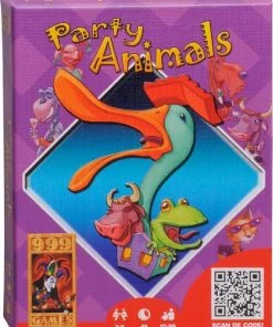 999 Games Party Animals Kaartspel -LEERZAME SPELLEN Verkoopwinkel 550x696 1