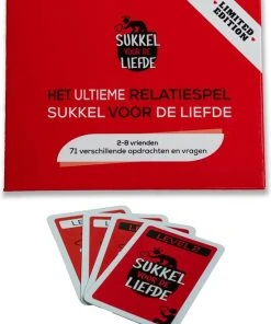 Zuipen Tot We Kruipen? Sukkel Voor De Liefde - Valentijn Cadeautje Voor Hem - 71 Opdrachten & Vragen - Relatiespel