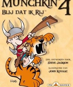 Steve Jackson Games Munchkin 4 Blij Dat Ik Rij - Uitbreiding - Kaartspel -LEERZAME SPELLEN Verkoopwinkel 550x711 2