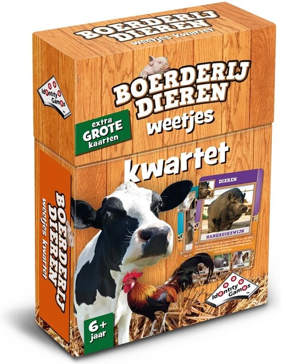 Identity Games Boerderijdieren Weetjes Kwartet 5 Identity Games Boerderijdieren Weetjes Kwartet - Afbeelding 3