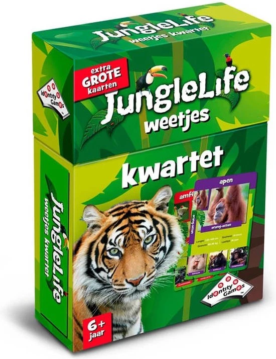 Identity Games Junglelife Weetjes Kwartet 10 Identity Games Junglelife Weetjes Kwartet - Afbeelding 8