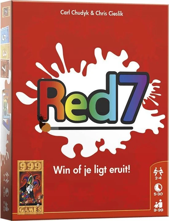 999 Games Red 7 Kaartspel 7 999 Games Red 7 Kaartspel - Afbeelding 5
