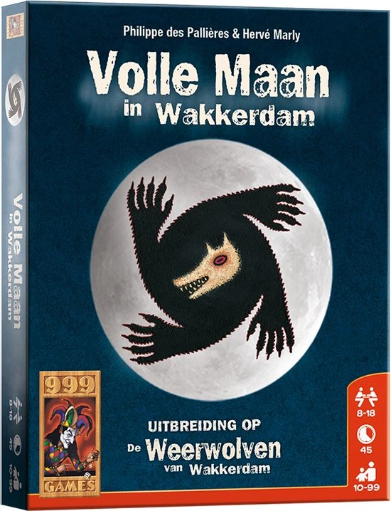 999 Games Weerwolven Van Wakkerdam:Volle Maan In Wakkerdam Uitbreiding Kaartspel 9 999 Games Weerwolven Van Wakkerdam:Volle Maan In Wakkerdam Uitbreiding Kaartspel - Afbeelding 7