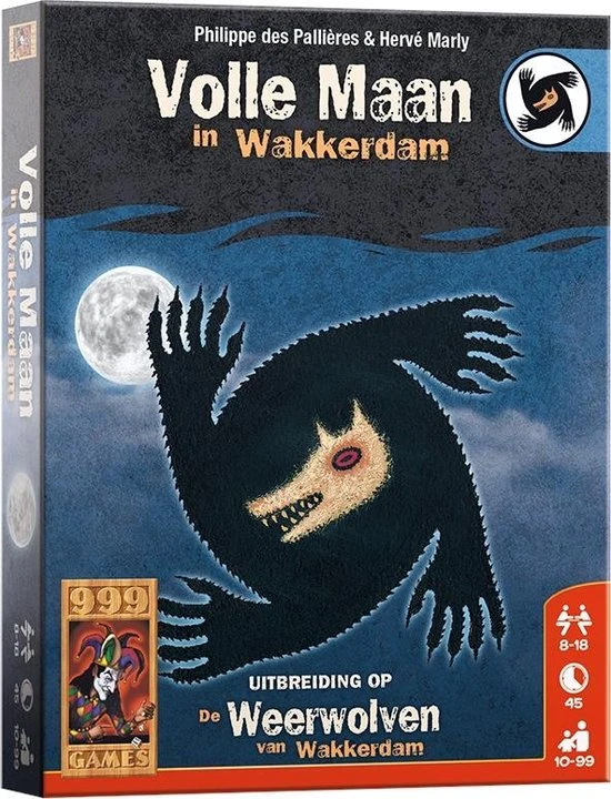 999 Games Weerwolven Van Wakkerdam:Volle Maan In Wakkerdam Uitbreiding Kaartspel 3 999 Games Weerwolven Van Wakkerdam:Volle Maan In Wakkerdam Uitbreiding Kaartspel