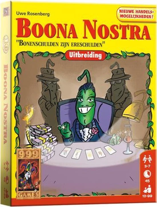 999 Games Boonanza: Boona Nostra Uitbreiding Kaartspel 8 999 Games Boonanza: Boona Nostra Uitbreiding Kaartspel - Afbeelding 6