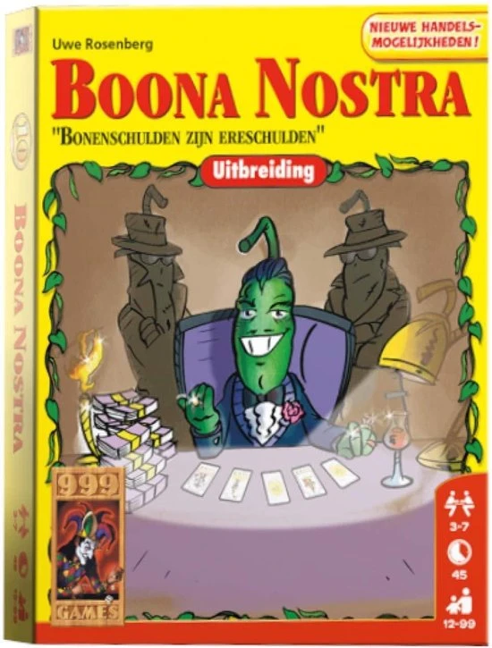 999 Games Boonanza: Boona Nostra Uitbreiding Kaartspel 6 999 Games Boonanza: Boona Nostra Uitbreiding Kaartspel - Afbeelding 4