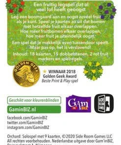 Gam'inBIZ Orchard: Solospel Met 9 Kaarten - Kaartspel - Solitaire 8 Gam'inBIZ Orchard: Solospel Met 9 Kaarten - Kaartspel - Solitaire -LEERZAME SPELLEN Verkoopwinkel 550x731 1